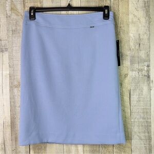 Tahari Arthur S. Levine Size 4 Forever Blue Pencil Skirt w/Side Zipper 6…